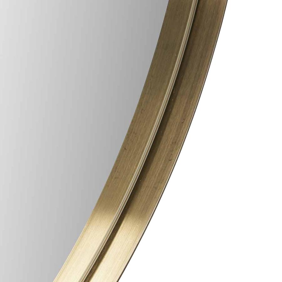 Ardent Gold Oval Mirror